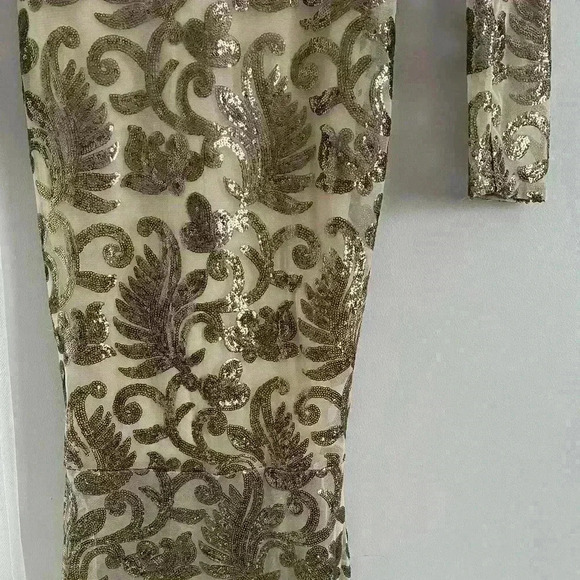 Monaco Elegant Sequin Mermaid Dress - Picture 4 of 7